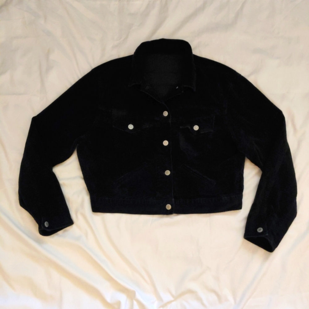 John Galt "Mina" Corduroy Jacket Lightweight Brandy Melville Women's One Size - Picture 3 of 6